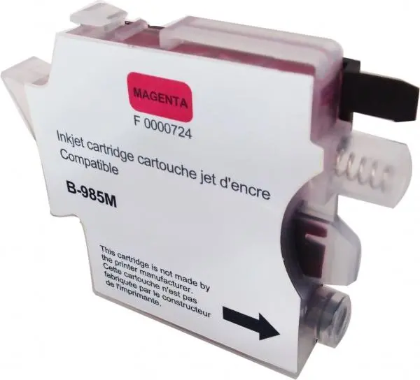 Cartuș de cerneală UPRINT LC985, BROTHER, Magenta - image 1