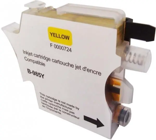 Μελανοδοχείο UPRINT LC985, BROTHER, Κίτρινο - image 1