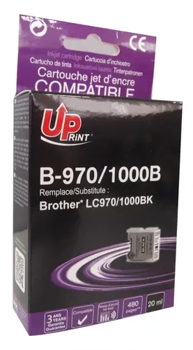 Μελανοδοχείο UPRINT LC970,LC1000, BROTHER, Μαύρο - 1
