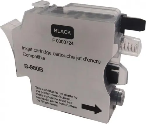 Cartuș de cerneală UPRINT LC980/1100 BROTHER, Negru - 2
