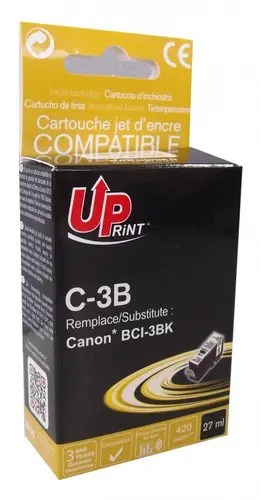 Мастилница UPRINT BCI3/BCI5/BCI6 CANON, Черен