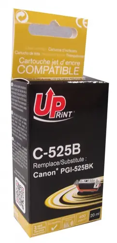 Cartuș de cerneală UPRINT PGI525 CANON, Cu cip, Negru - 1
