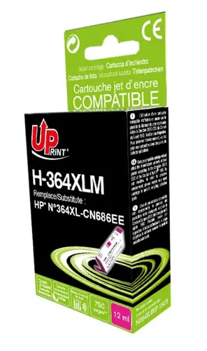 Cartuș de cerneală UPRINT CN686 HP No364XL, Magenta - 1