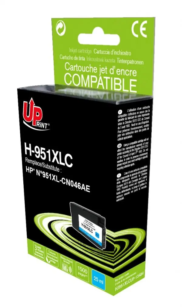 Cartuș de cerneală UPRINT CN046AE HP, Cyan