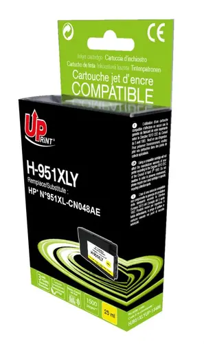 Cartuș de cerneală, UPRINT, galben – compatibil cu HP CN048AE - 1