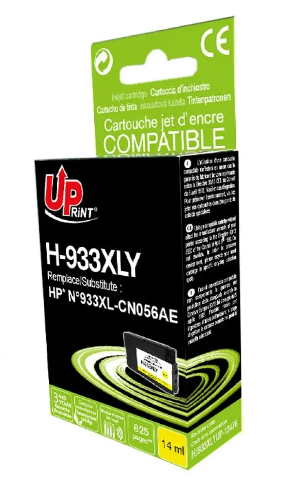 Δοχείο μελάνης UPRINT CN056A HP, Κίτρινο