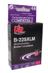 Мастилница UPRINT LC225XL BROTHER, Magenta