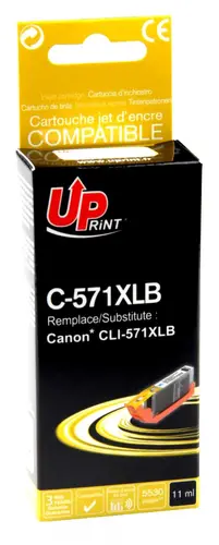 Δοχείο μελάνης UPRINT CLI 571XL-BK CANON, Μαύρο - 1