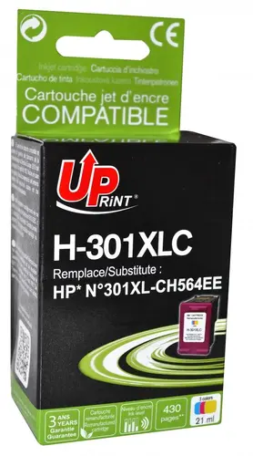 Δοχείο μελάνης UPRINT CH564EE HP, Έγχρωμο - 1