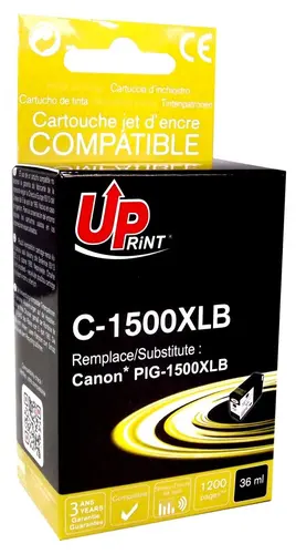 Cartuș de cerneală UPRINT PGI1500 Canon, Negru - 1