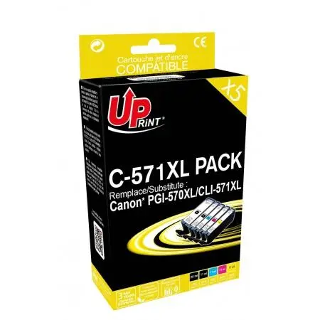 Cartușe de cerneală UPRINT set CANON PGI-570 + CLI-571BK/C/M/Y XL - 1
