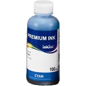 Бутилка с мастило INKTEC за HP CC640/CC641/No-300/901, 100 ml, Cyan