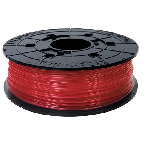 Consumabil pentru imprimantă 3D XYZprinting - PLA (NFC) filament, 1.75 mm, Roșu transparent - 1
