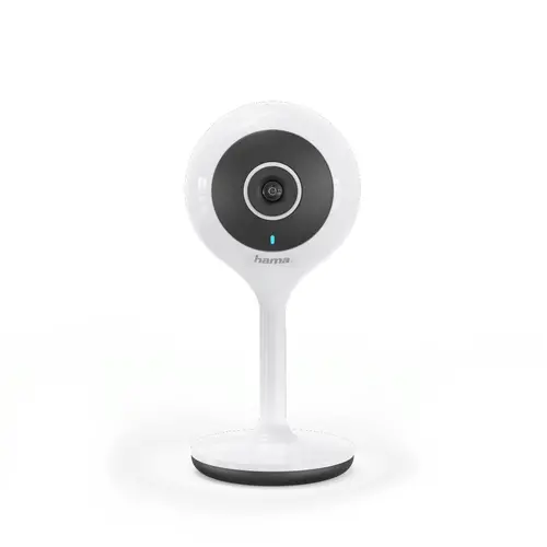 Камера за наблюдение HAMA, 1080p WiFi, сензор за движение, нощно наблюдение, Бяла - image 1