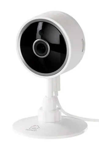 Смарт камера DELTACO SH-IPC02, 1080p, WiFi 2.4GHz, IR 10m, 1/4" CMOS, microSD, Бяла
