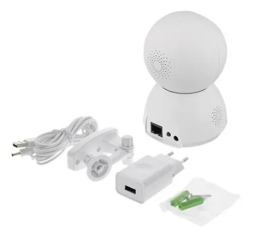 Смарт камера DELTACO SH-IPC03, 720p, WiFi 2.4GHz, IR 10m, 1/4" CMOS, microSD, Бяла - image 1