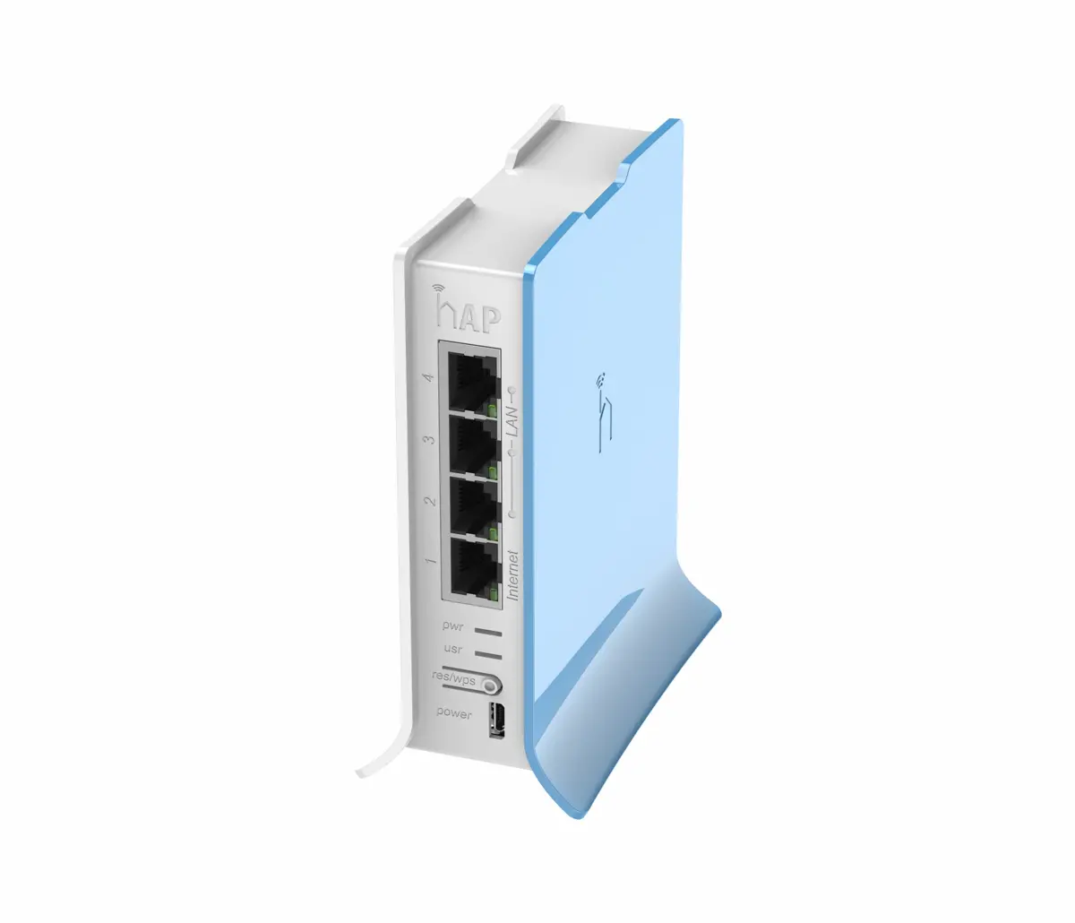 Ασύρματο Access Point MikroTik hAP lite RB941-2nD-TC, 32MB RAM, 4xLAN, ενσωματωμένο 2.4Ghz 802.11b/g/n, θήκη tower