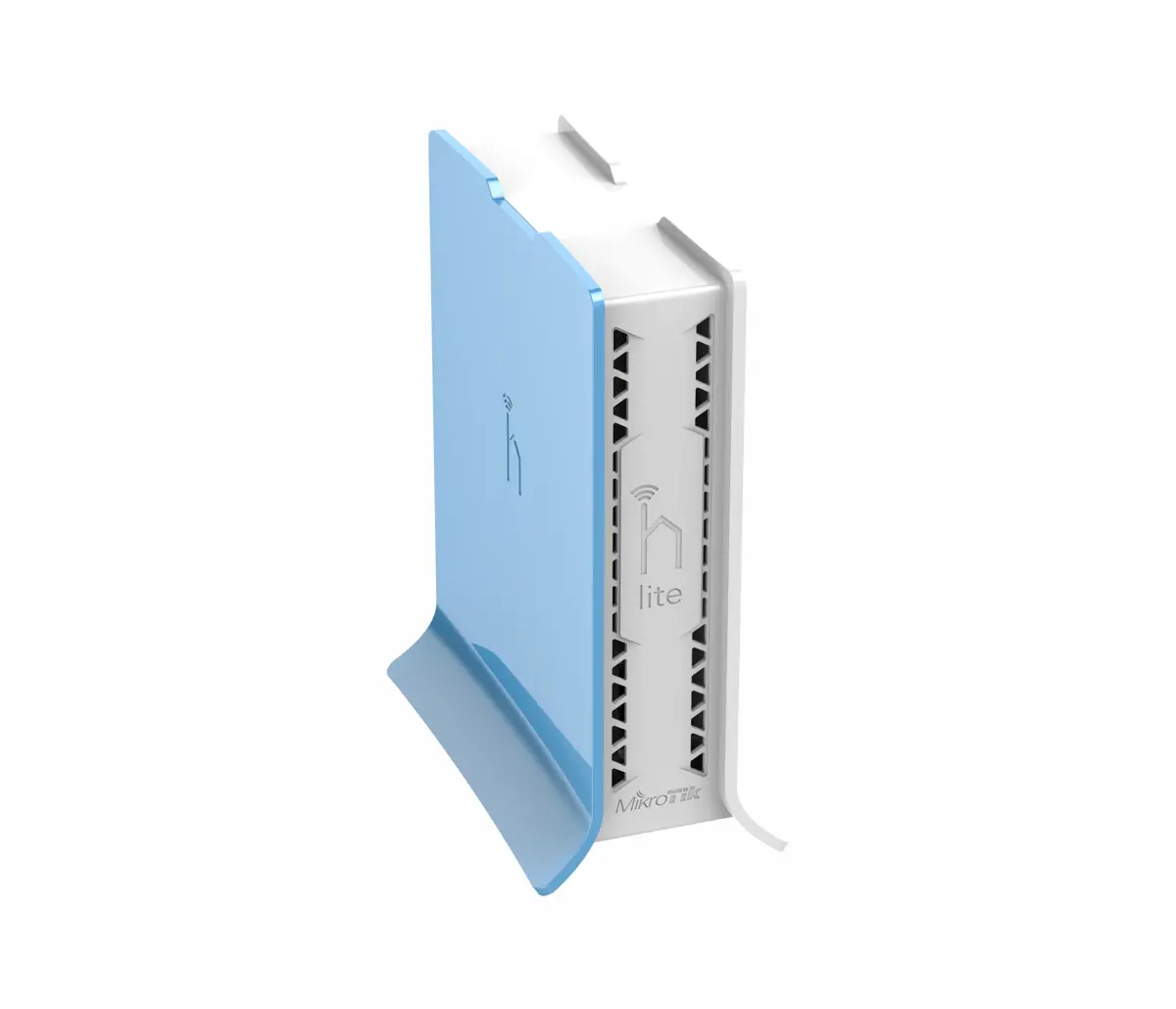 Access Point wireless MikroTik hAP lite RB941-2nD-TC, 32MB RAM, 4xLAN, 2.4Ghz 802.11b/g/n integrat, carcasă tower - image 2