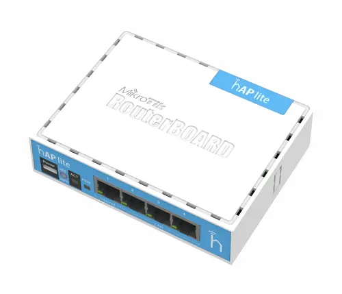 Ασύρματο Access Point MikroTik hAP lite RB941-2nD, 32MB RAM, 4xLAN, ενσωματωμένο 2.4Ghz 802.11b/g/n, Classic - 1
