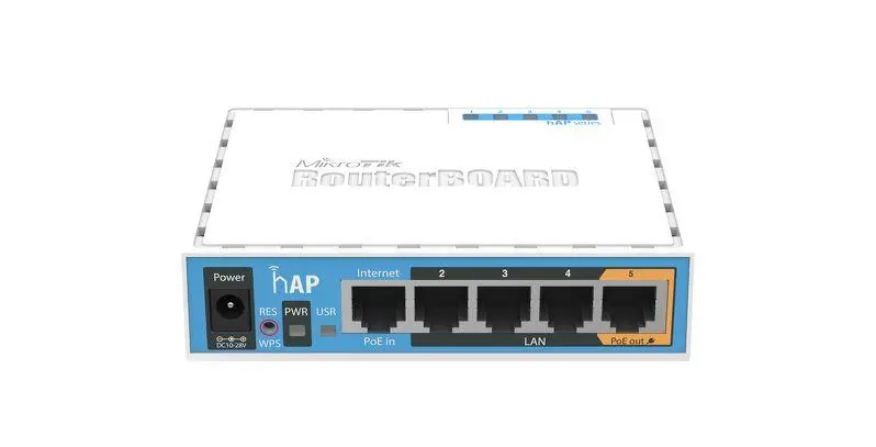 Access point wireless MiKrotik HAP RB951UI-2ND, 5 x 10/100 Mbps, PoE, Alb - image 1