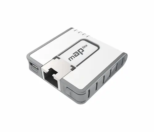 Безжичен Access Point MikroTik mAP Lite RBmAPL-2nD, 64MB RAM, 1xLAN 10/100, 802.3af/at