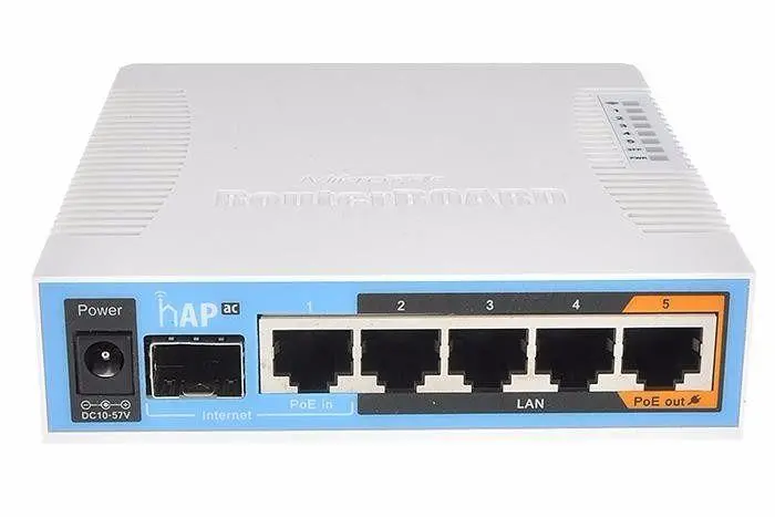 Ασύρματο Access Point MikroTik hAP AC RB962UiGS-5HacT2HnT, 5x 10/100/1000, USB 2.0