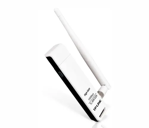 Adaptor wireless TP LINK TL-WN722N, USB, 2T2R, 2.4Ghz, 802.11n/g/b - 1