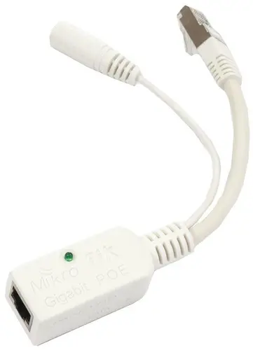 Gigabit Ethernet MikroTik RBGPOE, 10,100,1000 Mbps, 48 V, 2 A - 1