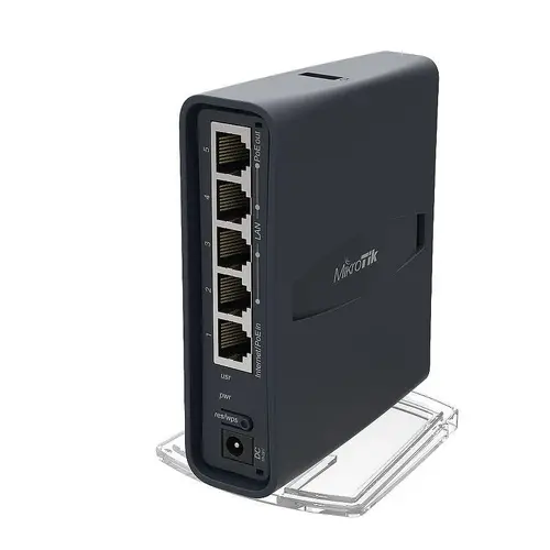 Рутер MikroTik hap ac Lite RB952Ui5ac2nDTC, CPU 650MHz, 2.4/5GHz AP, 5x10/100, POE, USB, WiFi - image 1