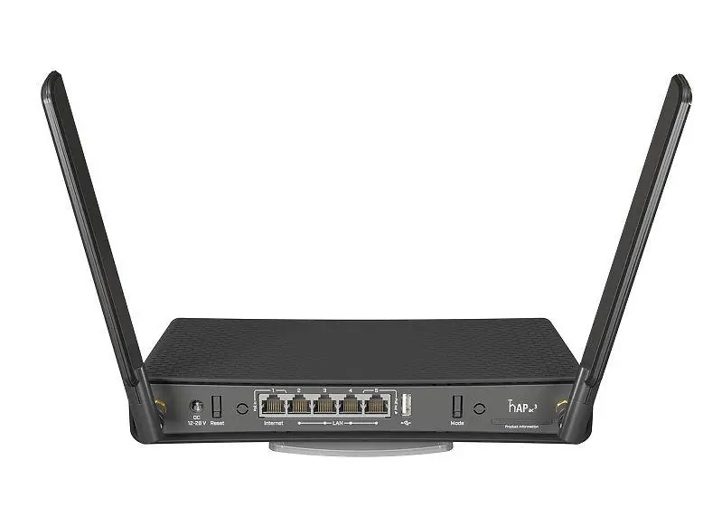 Δρομολογητής MikroTik RBD53iG-5HacD2HnD, 2.4/5 GHz, PoE, Μαύρο