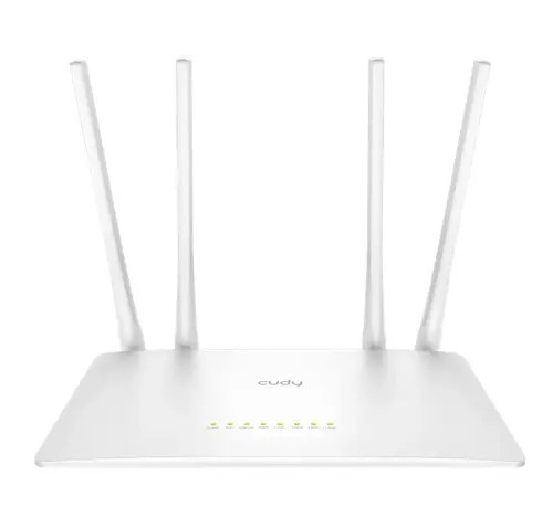 Рутер, Cudy WR1200 AC1200 Wi-Fi Router Dual Band 867Mbps at 5GHz + 300Mbps at 2.4GHz, 5 x 10/100Mbps Ports
