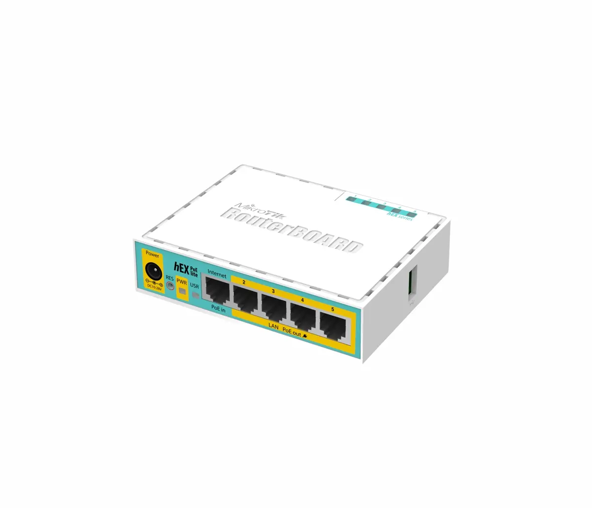 Ρούτερ MiKrotik RB750UPr2, 10/100 Mbps, PoE, 64 MB, CPU 650MHz, Λευκό