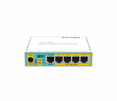 Рутер MiKrotik RB750UPr2, 10/100 Mbps, PoE, 64 MB, CPU 650MHz, Бял - image 1