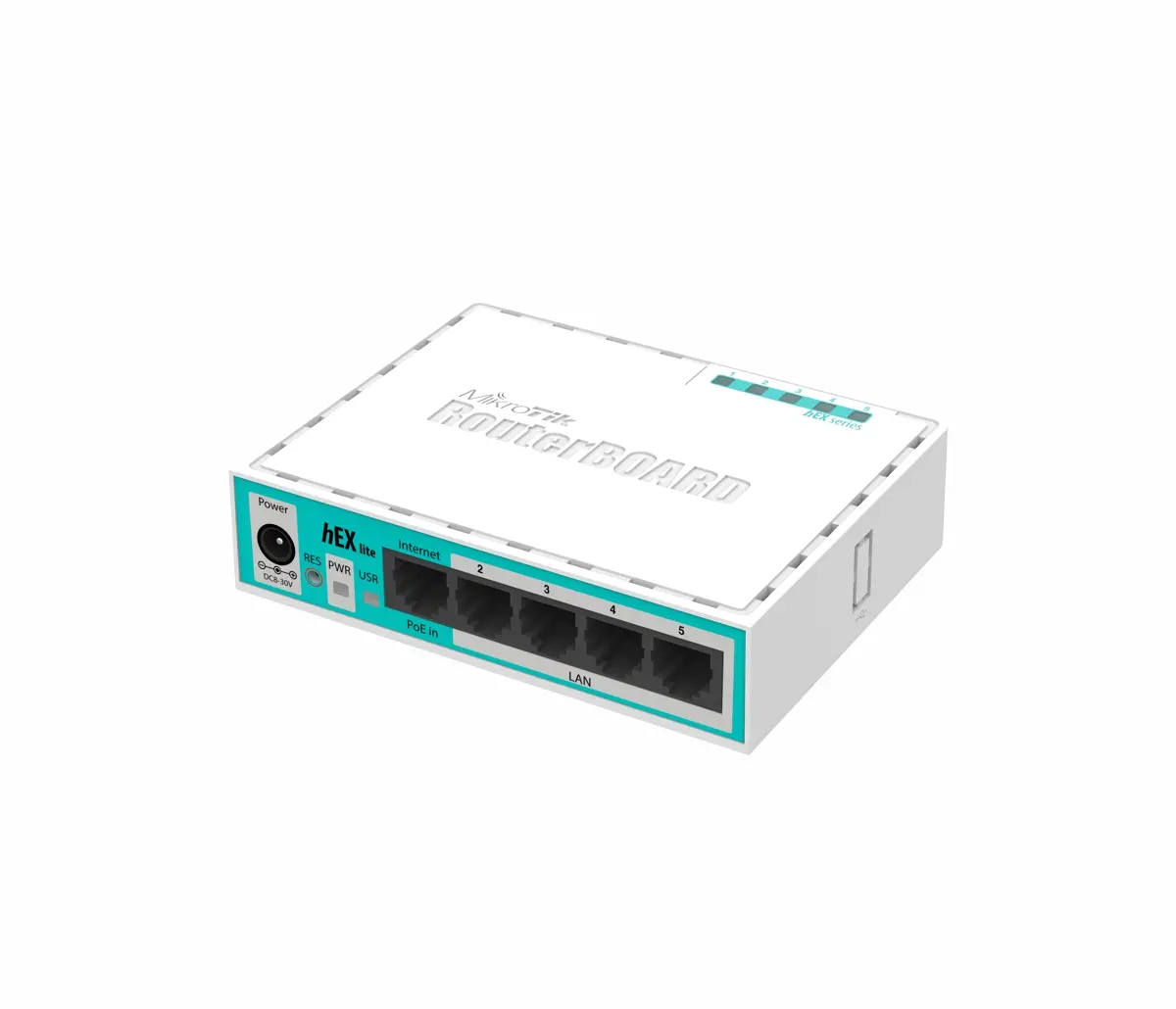 Рутер MiKrotik RB750R2, 10/100 Mbps, PoE, 64 MB, CPU 850MHz, Бял