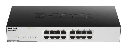 Суич D-Link GO-SW-16G/E, 16 портов, Gigabit - 1