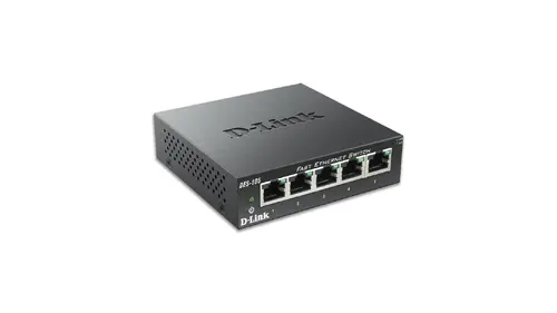 Switch D-Link DES-105/E, 5 θυρών 10/100, μεταλλικό περίβλημα - 1