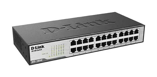 Суич D-Link DES-1024D/E, 24 портов 10/100, Desktop, rack mount - image 1