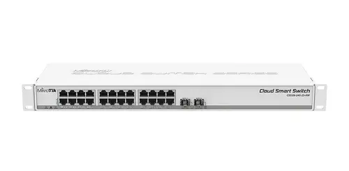 Switch MikroTik 326-24G-2S+RM 24 x θύρες Gigabit Ethernet, 10/100/1000Mbps, 2x υποδοχές SFP+, τοποθέτηση σε rack - 1