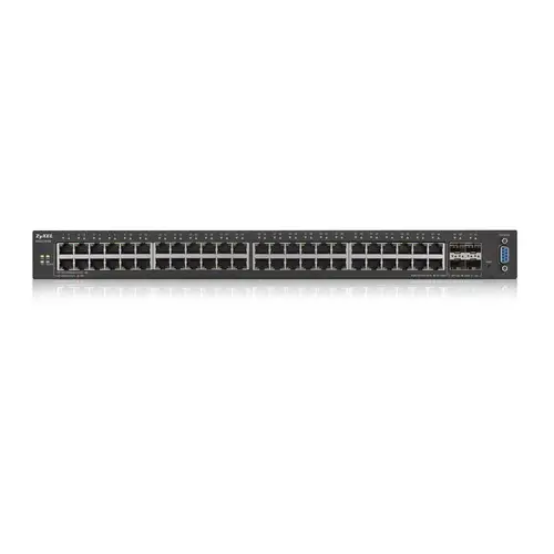 Суич ZYXEL XGS2210-52, 48 портов Gigabit, управляем L3, 4xSFP за монтаж в шкаф - image 1