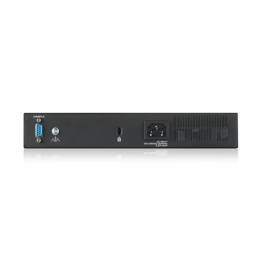Суич ZYXEL GS2220-10, 10 портов управляем L2, 8x Gigabit + 2x Gigabit combo (RJ45/SFP) - image 1