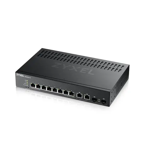 Суич ZYXEL GS2220-10, 10 портов управляем L2, 8x Gigabit + 2x Gigabit combo (RJ45/SFP) - image 2