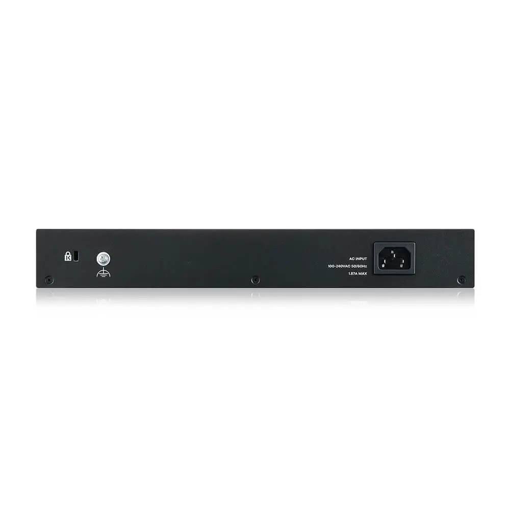 Суич ZyXEL GS1915-24EP, 24-портов, Gigabit, Управляем, Монтаж в шкаф, PoE - image 3