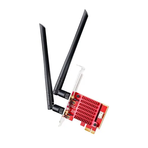 Κάρτα δικτύου Cudy WE3000S, PCIe, τριπλής ζώνης, 2.4/5~/6 GHz, 574 - 2400 Mbps - 1