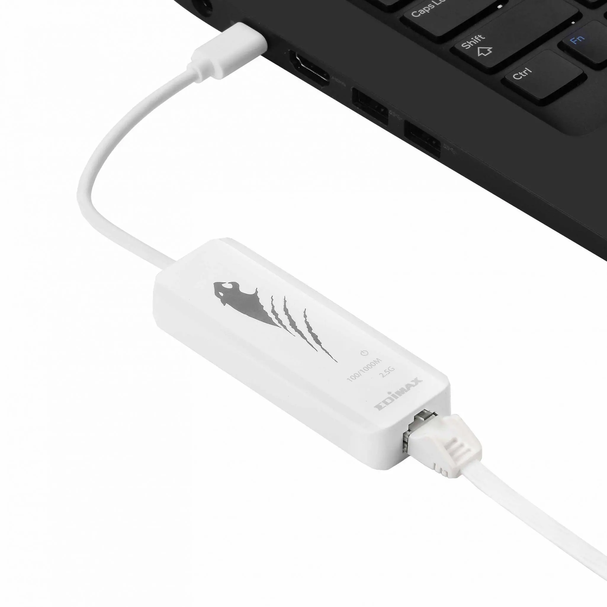 Мрежова карта EDIMAX EU-4307, USB-C, 2.5 Gigabit Ethernet, Бял - image 4