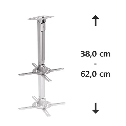 Suport de tavan pentru proiector HAMA, 8 kg, Argintiu - 2