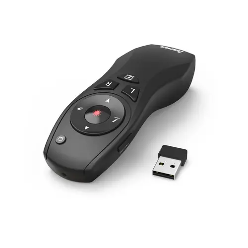 Prezenter laser wireless HAMA "X-Pointer 6 in 1", Negru - 2