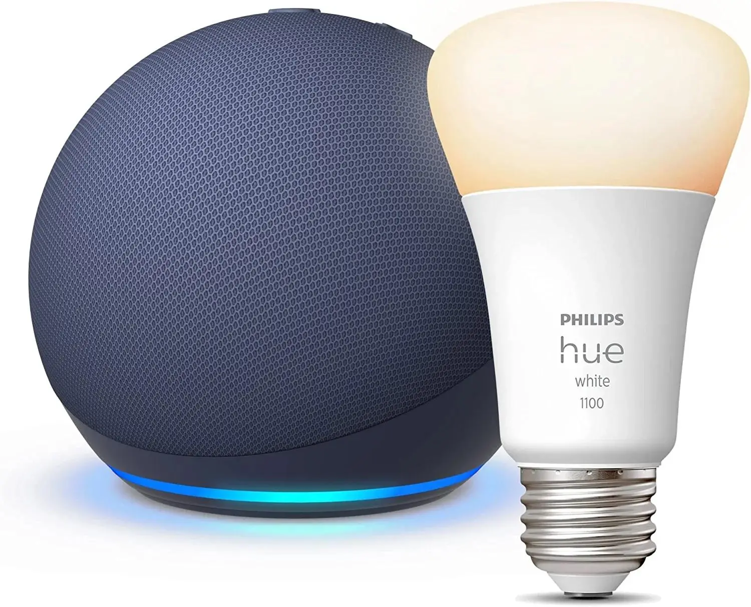 Φορητό έξυπνο ηχείο Amazon Echo Dot 5, Φωνητικός βοηθός, Alexa, Σκούρο μπλε - image 1