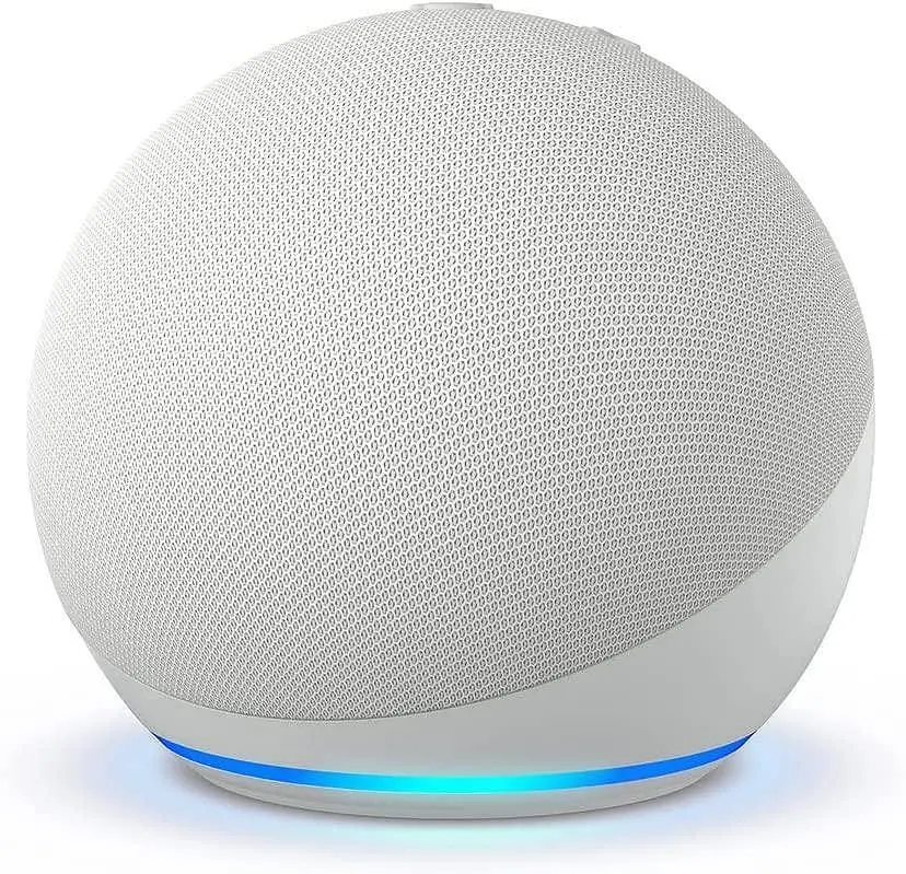 Φορητό έξυπνο ηχείο Amazon Echo Dot 5, Φωνητικός βοηθός, Alexa, Λευκό