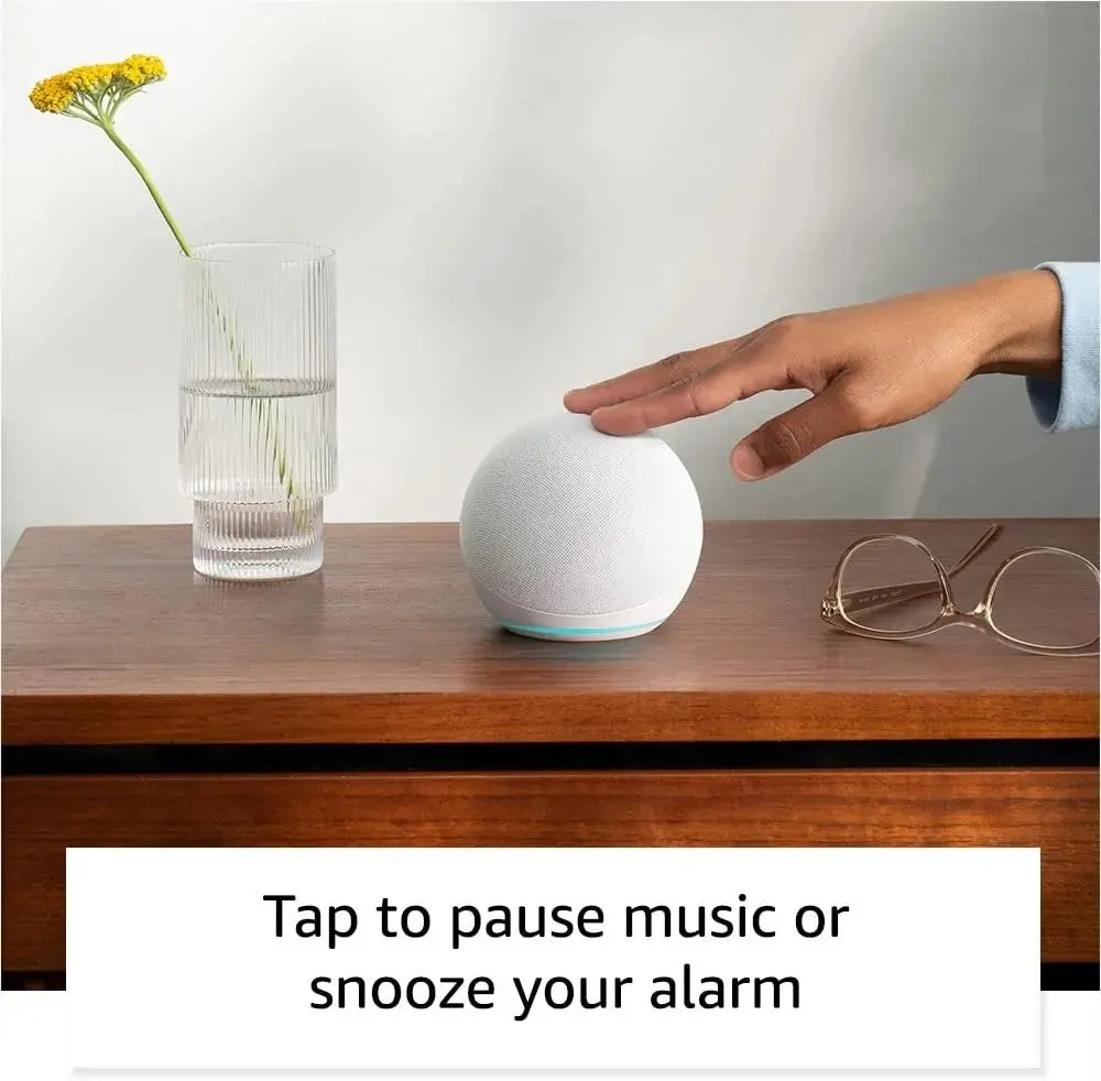 Φορητό έξυπνο ηχείο Amazon Echo Dot 5, Φωνητικός βοηθός, Alexa, Λευκό - image 2