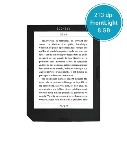 eBook четец BOOKEEN Cybook Muse Frontlight2, 6", Черен - image 1